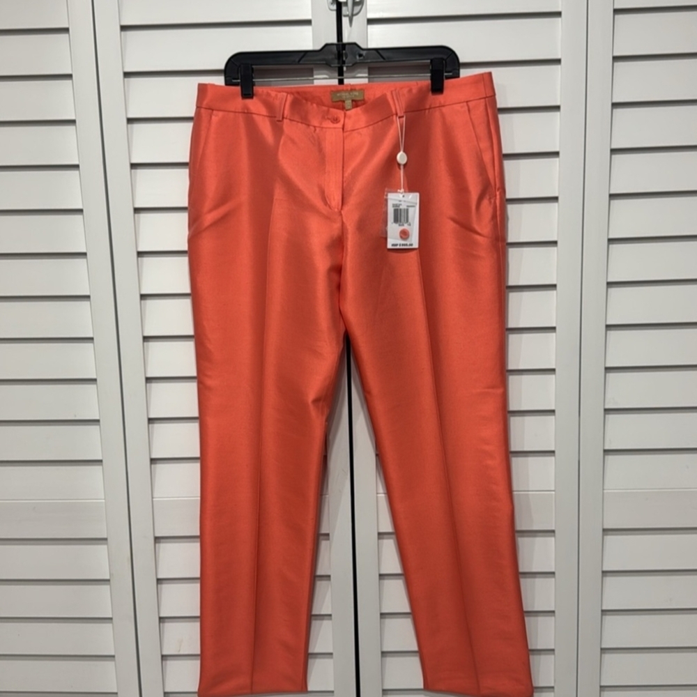 Michael Kors Collection made in Italy wool/silk salmon Women's trouser